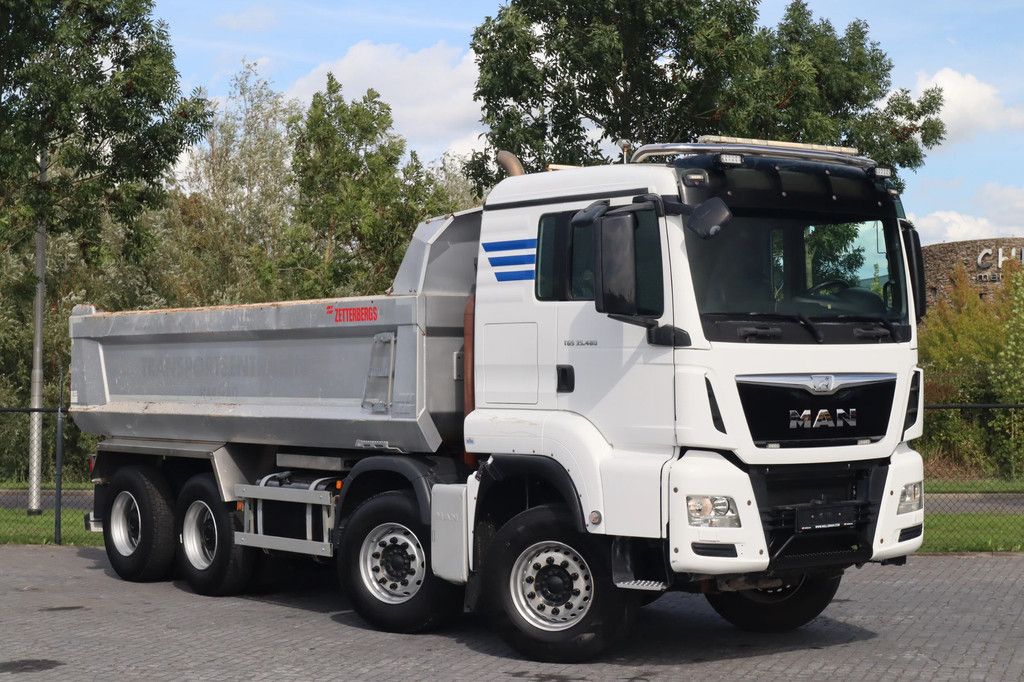 MAN TGS 35.480 | 8X4 | FULL STEEL | BIG AXLES | EURO 6