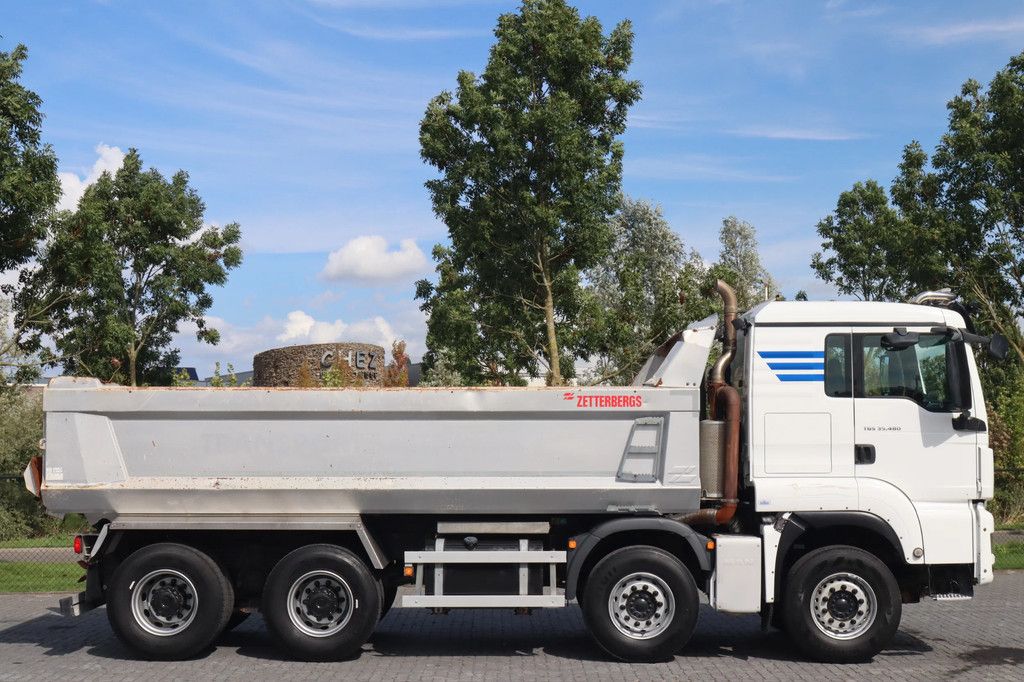 MAN TGS 35.480 | 8X4 | FULL STEEL | BIG AXLES | EURO 6