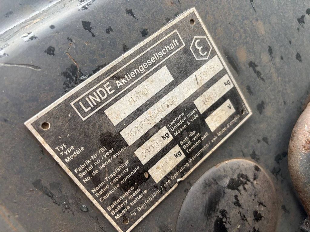 Linde H30D Diesel-Gabelstapler 3000 kg 4,2 m 1995