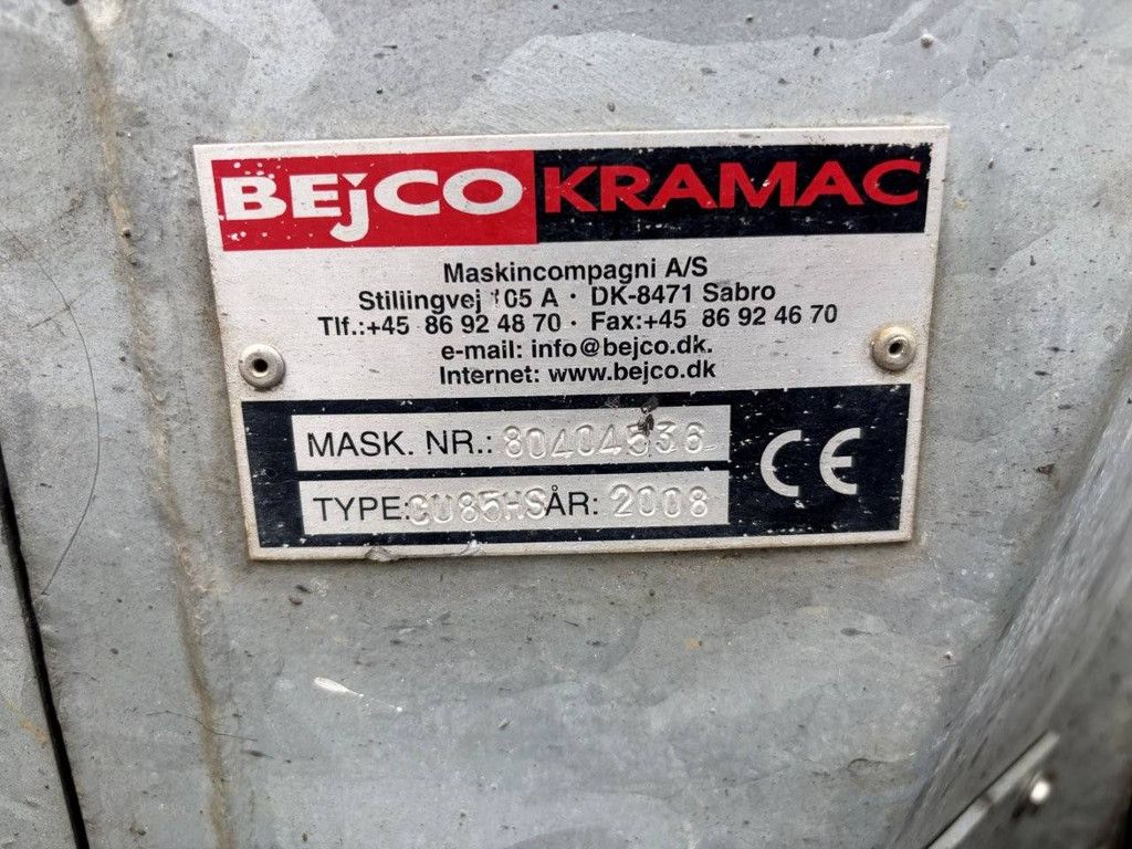 Minidumper Bejco Kramac CU85HS Petrol 2008