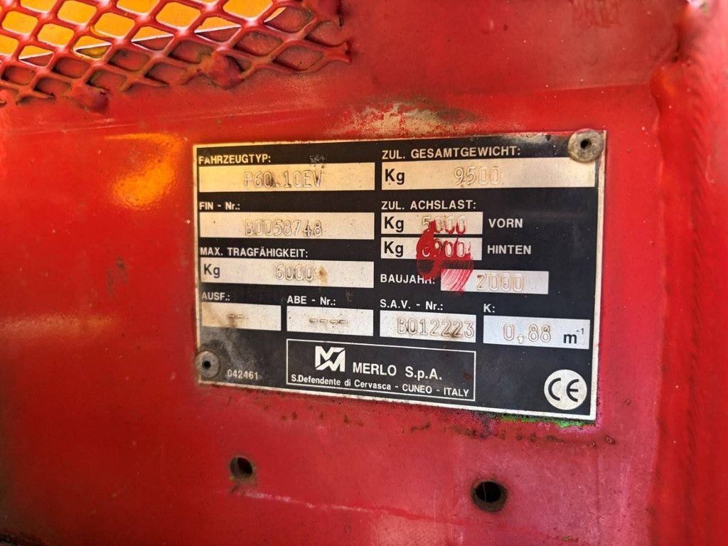 Merlo P60.10EV Teleskoplader Diesel 84kW 6000kg 2000