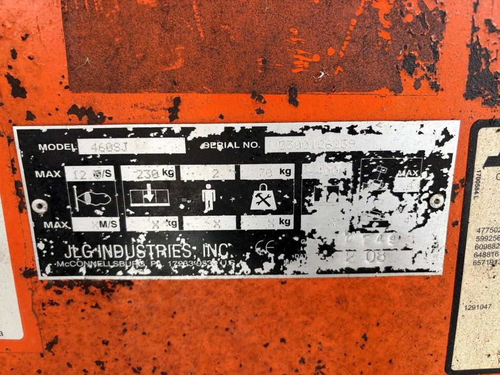 Teleskoparbeitsbühne JLG 460SJ Diesel 230 kg 16,02 m 2008