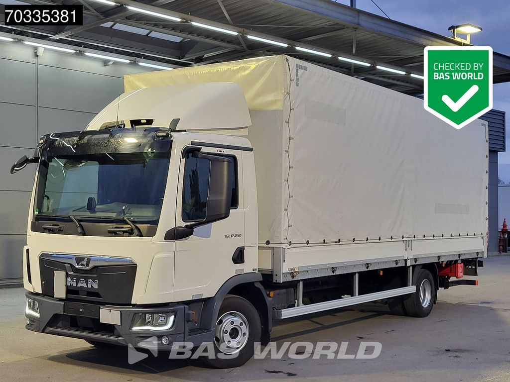 MAN TGL 12.250 4X2 12tonner 6-cylinder 1500kg ladebordwand Automatic Euro 6