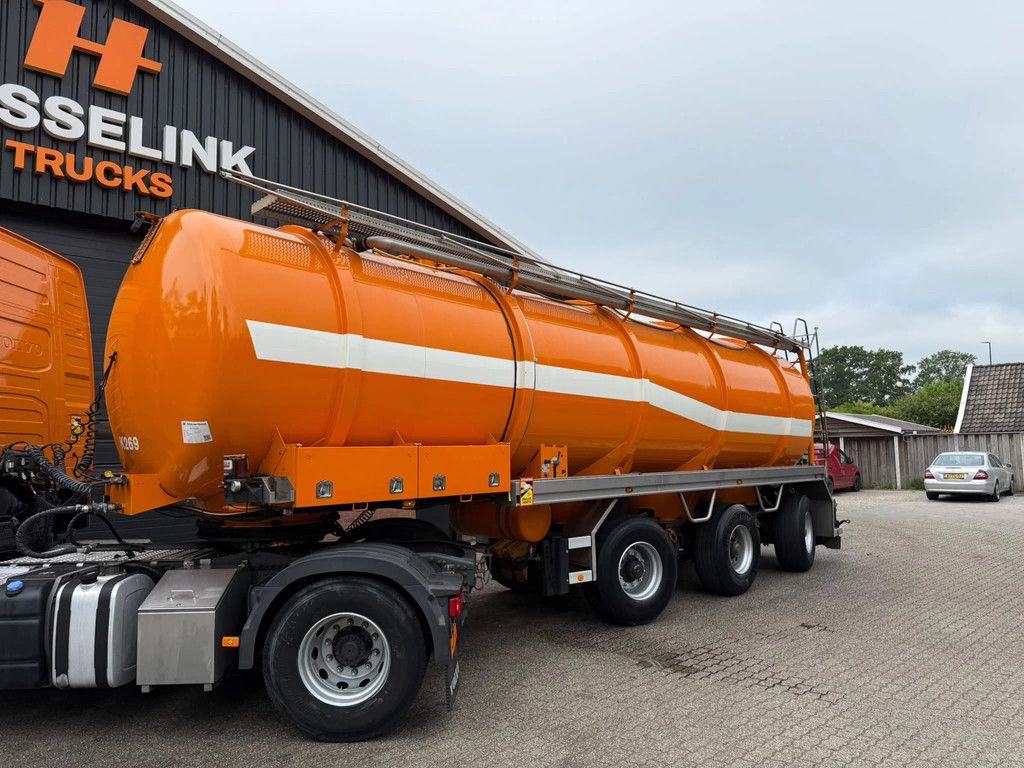 D-TEC 36m3 RVS Mestoplegger/Manure/Gulle 2x Stuuras NL Trailer