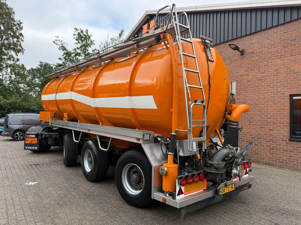 D-TEC 36m3 RVS Mestoplegger/Manure/Gulle 2x Stuuras NL Trailer
