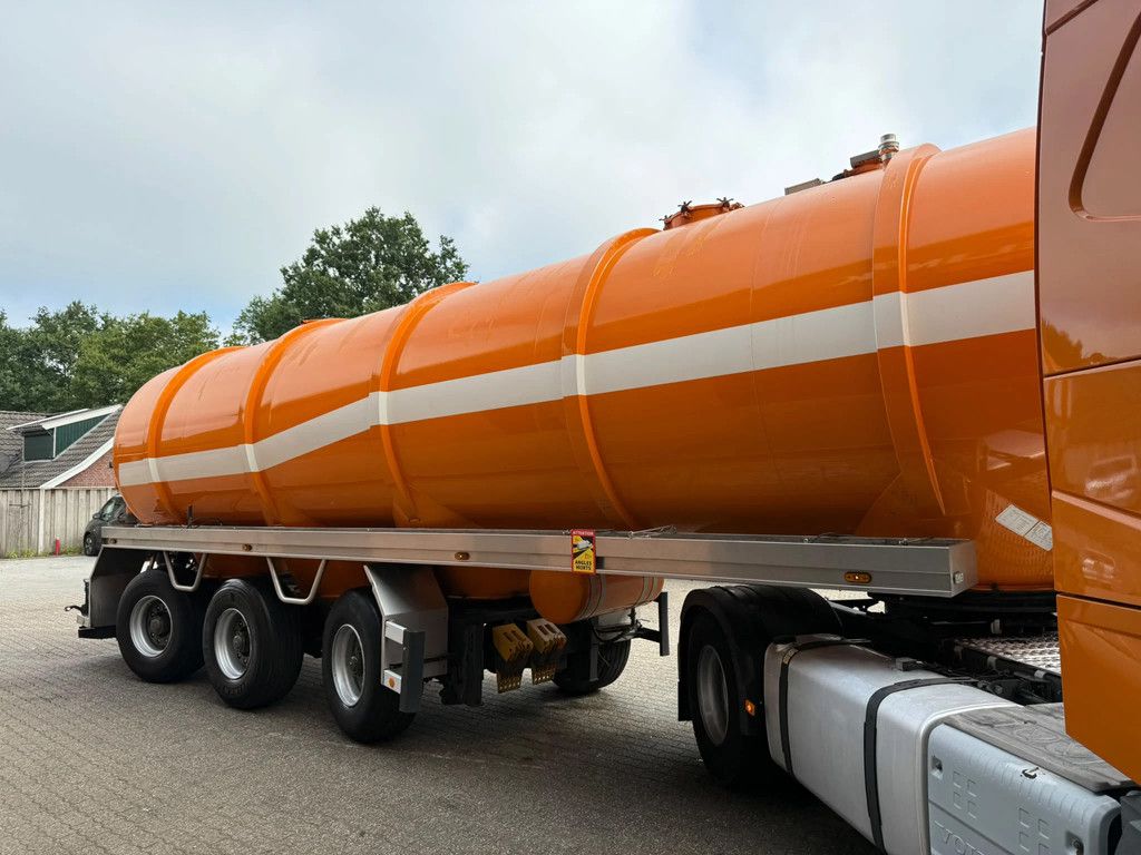 D-TEC 36m3 RVS Mestoplegger/Manure/Gulle 2x Stuuras NL Trailer