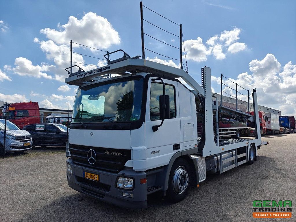Mercedes-Benz ACTROS 1841 LL CAR 4x2 LowRoof Euro3 - GroenwoldAG 5-Auto-Transporter + Seilwinde 3600 kg - Rampen - Original 274.450 km - TÜV bis 04/2027