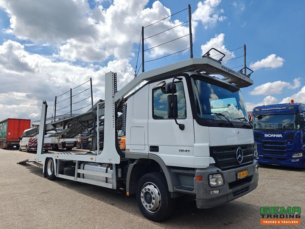 Mercedes-Benz ACTROS 1841 LL CAR 4x2 LowRoof Euro3 - GroenwoldAG 5-Auto-Transporter + Seilwinde 3600 kg - Rampen - Original 274.450 km - TÜV bis 04/2027