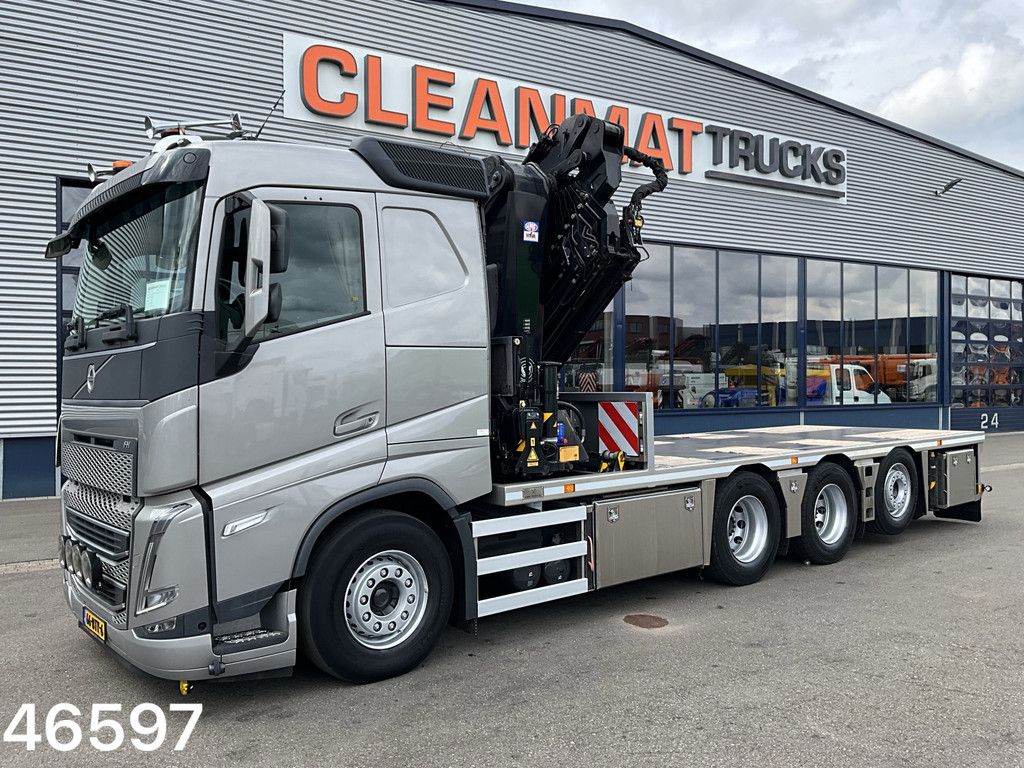Volvo FH 500 8x4 HMF 50 Tonmeter laadkraan + Fly-Jib