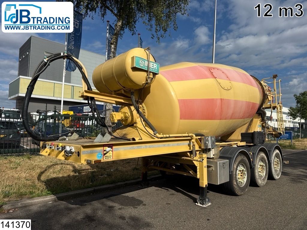 Mol Beton mixer 12 m3, Lift axle