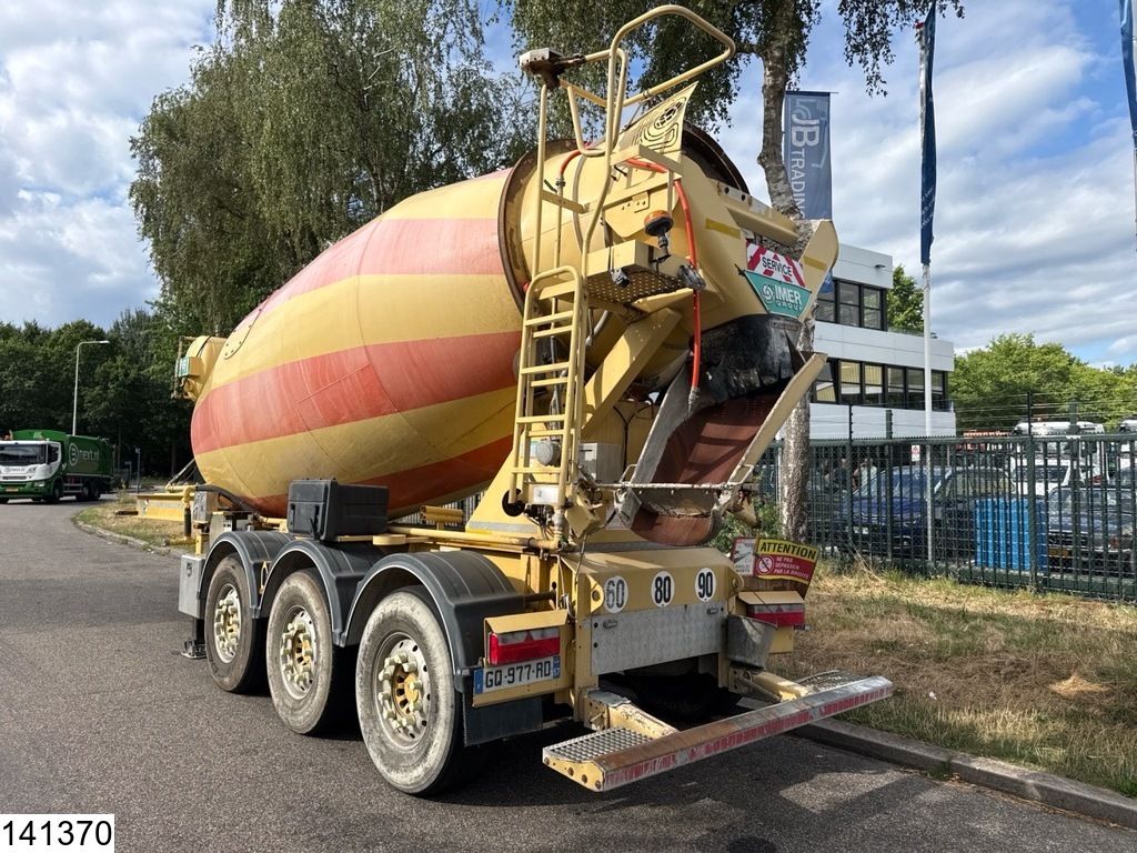 Mol Beton mixer 12 m3, Lift axle