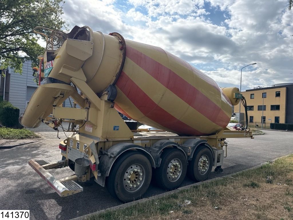 Mol Beton mixer 12 m3, Lift axle