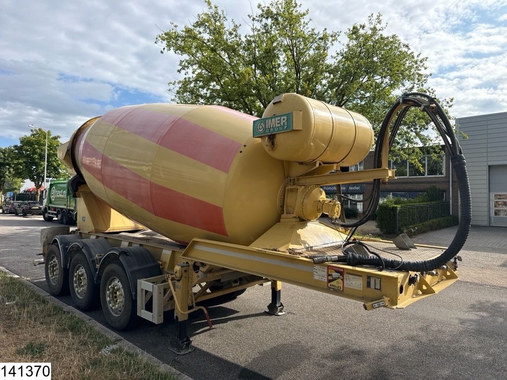 Mol Beton mixer 12 m3, Lift axle