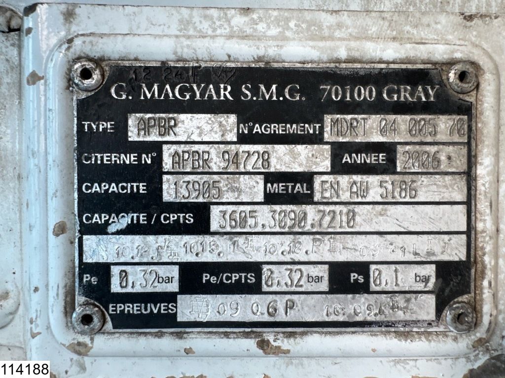 Renault Premium 270 EURO 3, Fuel, Telma, 13.905 L, 3 Comp