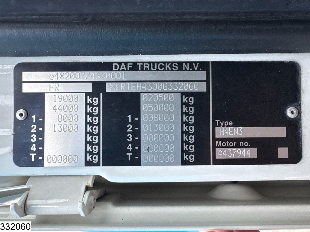 DAF XF 480 EURO 6, ACC