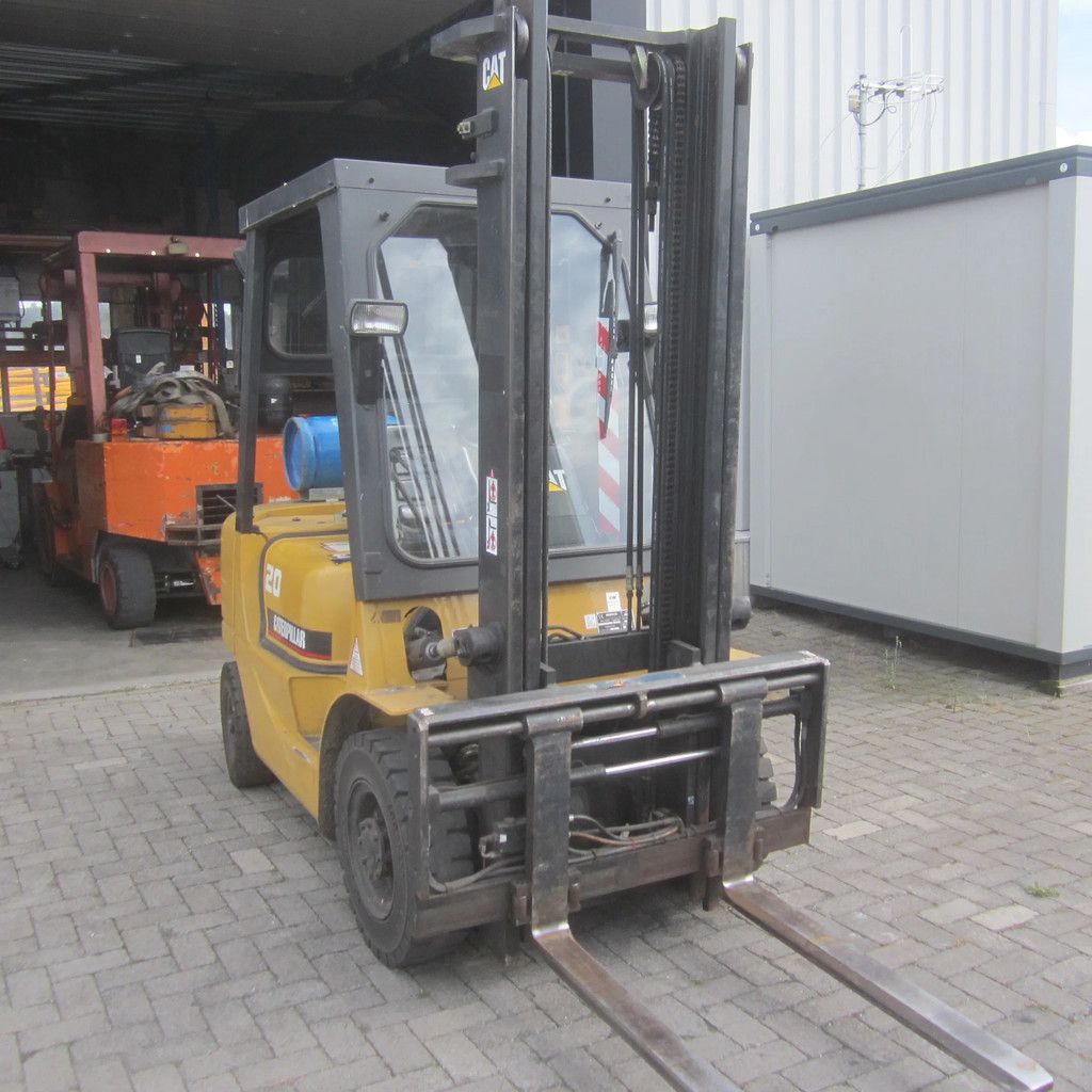 Caterpillar GP20K, LPG-gas, duplo, side shift, vorkverstelling.