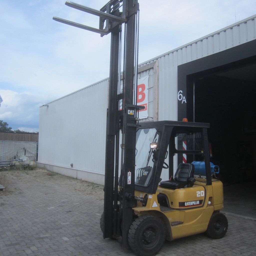 Caterpillar GP20K, LPG-gas, duplo, side shift, vorkverstelling.
