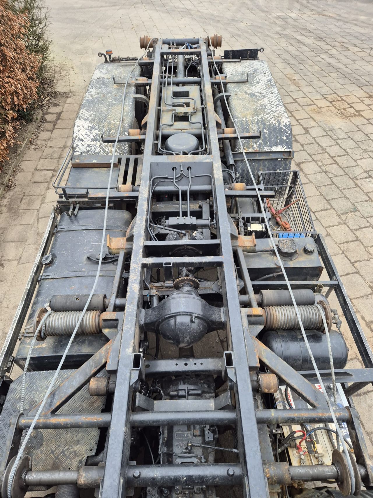 Mmbs containerwagen Kabelsystem