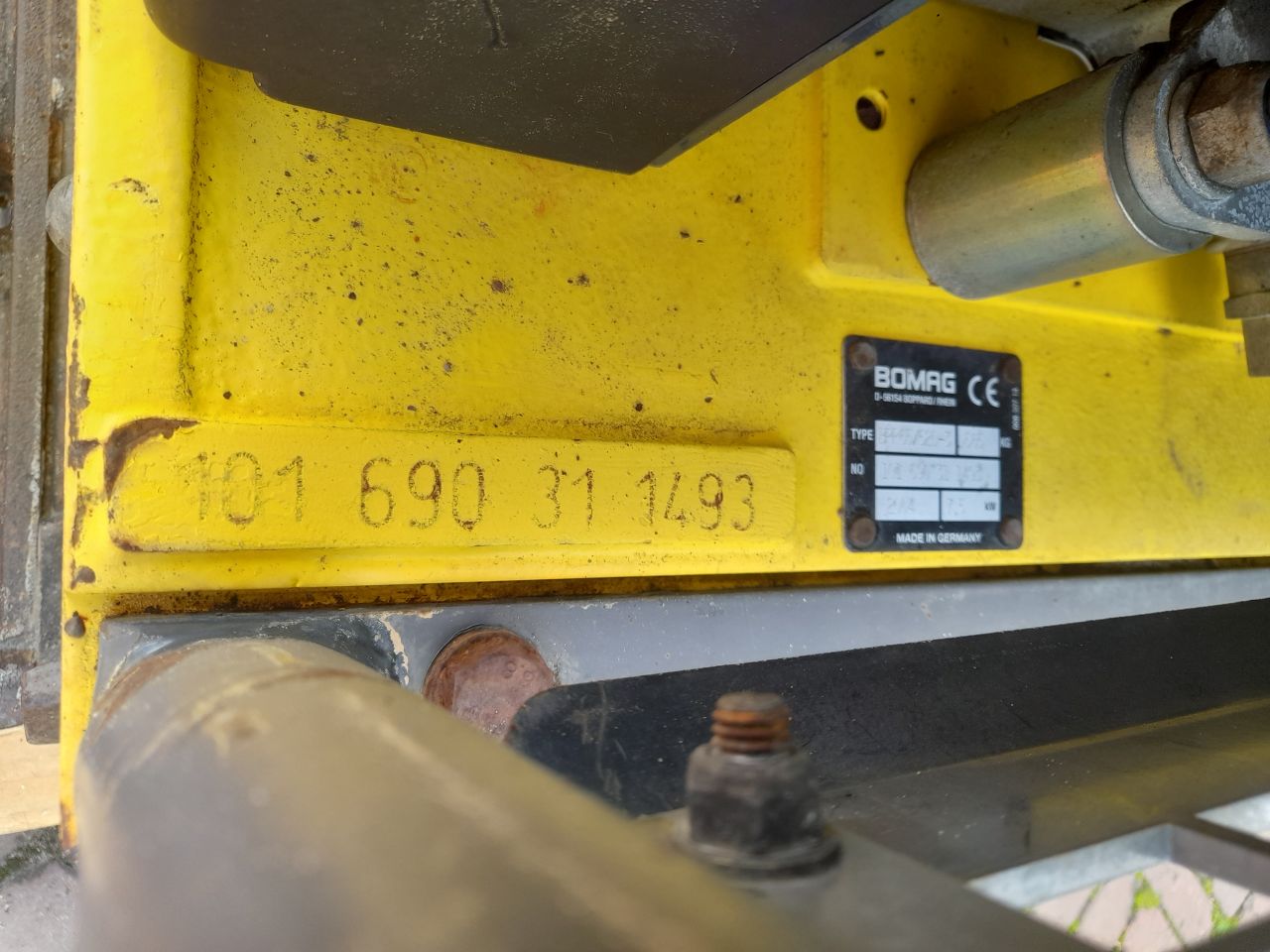 Bomag Diesel Trilplaat BPR65/52D-3