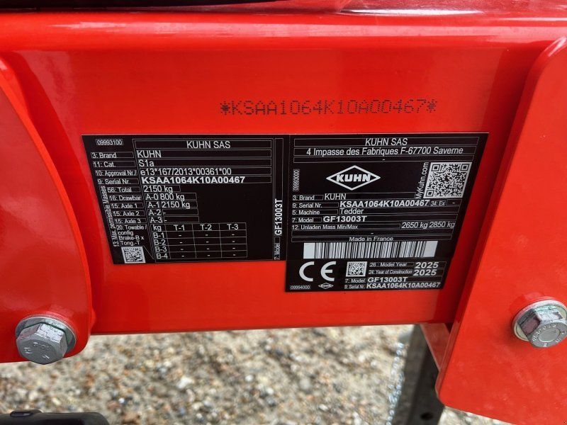 Kuhn gf13003 bugseret høvender
