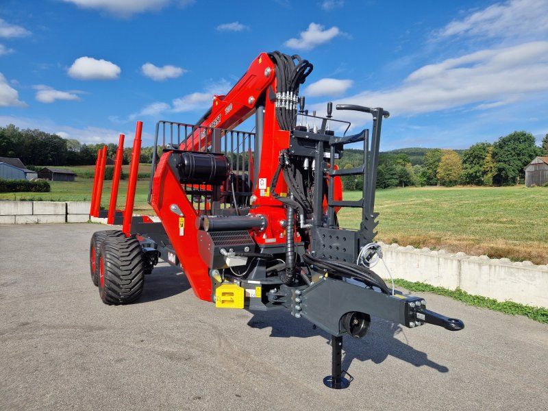 MTM 11T 11to 8,10m Kran Forwarder Rungen Druckluft Rückewagen