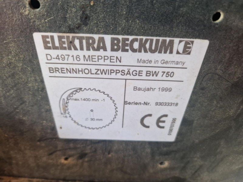 Elektra Beckum BW 750