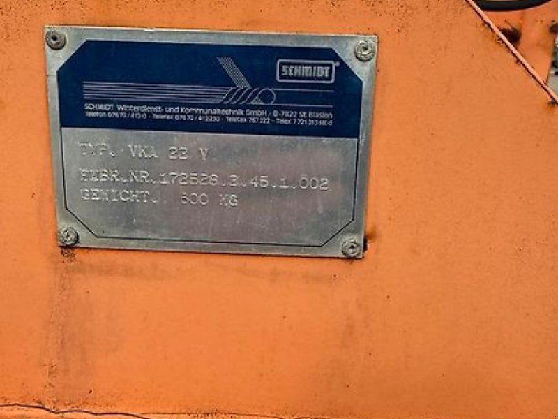 Schmidt WKA22V Hydr. Kehrbesen Seitenkehrbesen Wanne inkl. MwSt
