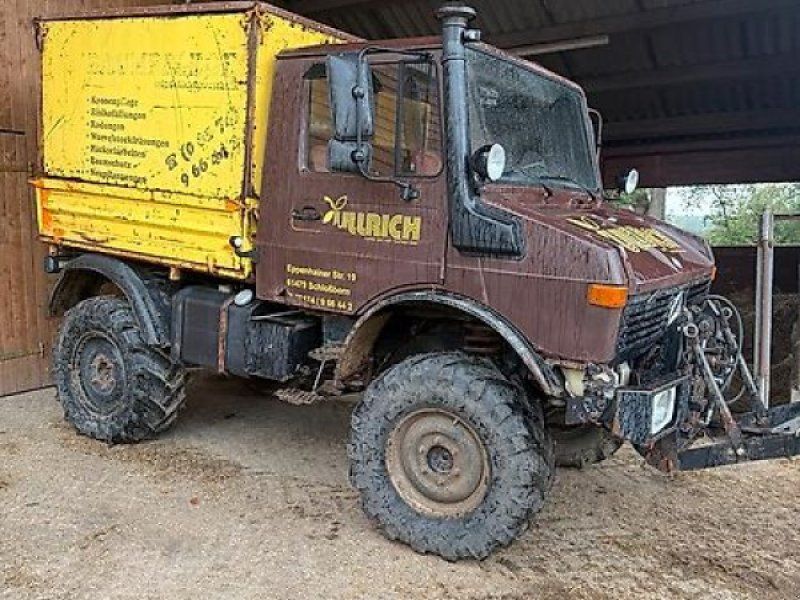 Mercedes-Benz 424 Agrar OM366 140 PS Heckkraftheber Kipper Zapfwelle