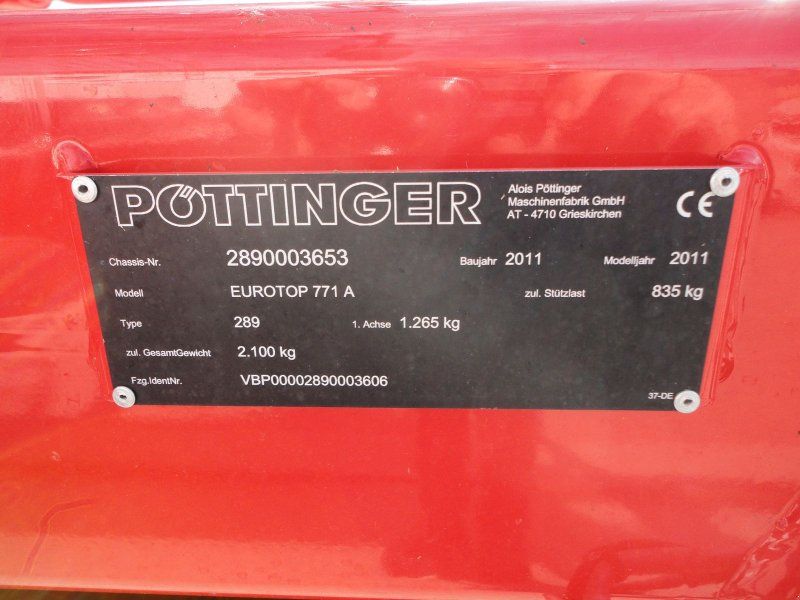 Pöttinger Euro Top 771
