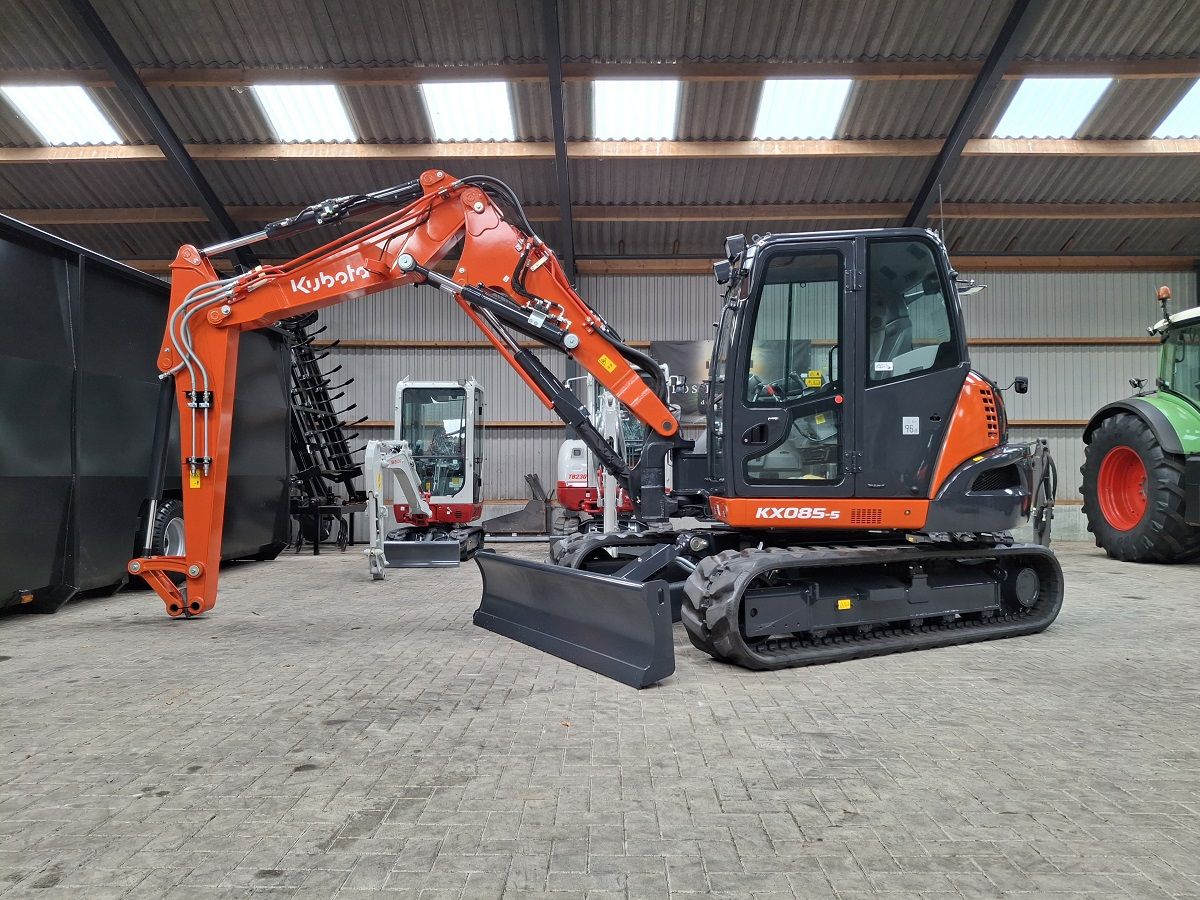 Kubota KX085-5 2P, midigraver, midikraan, BJ2026, Airco, Nieuw!