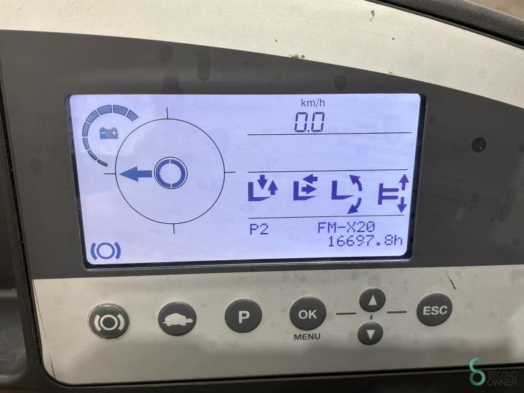 Schubmaststapler Elektrisch Still FM-X20 2011 Gabelspreizer