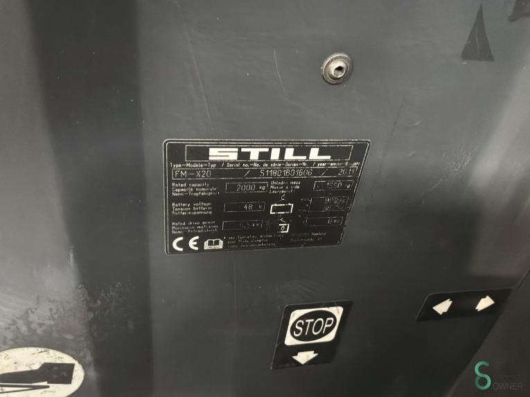 Schubmaststapler Elektrisch Still FM-X20 2011 Gabelspreizer