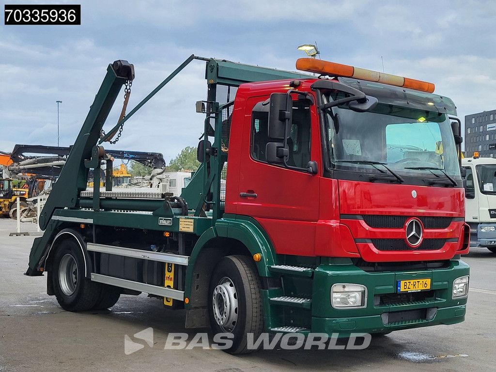 Mercedes Axor Axor 1824 4X2 NL-Truck 14tons HYVA skiploader Automatic Euro 5