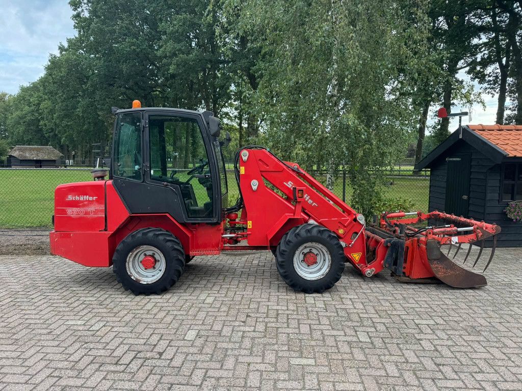 Schäffer 570 T Telelader / shovel Bak + Pelikaanbak
