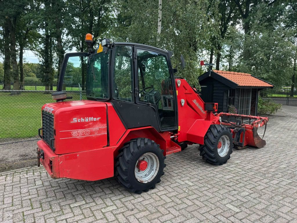 Schäffer 570 T Telelader / shovel Bak + Pelikaanbak