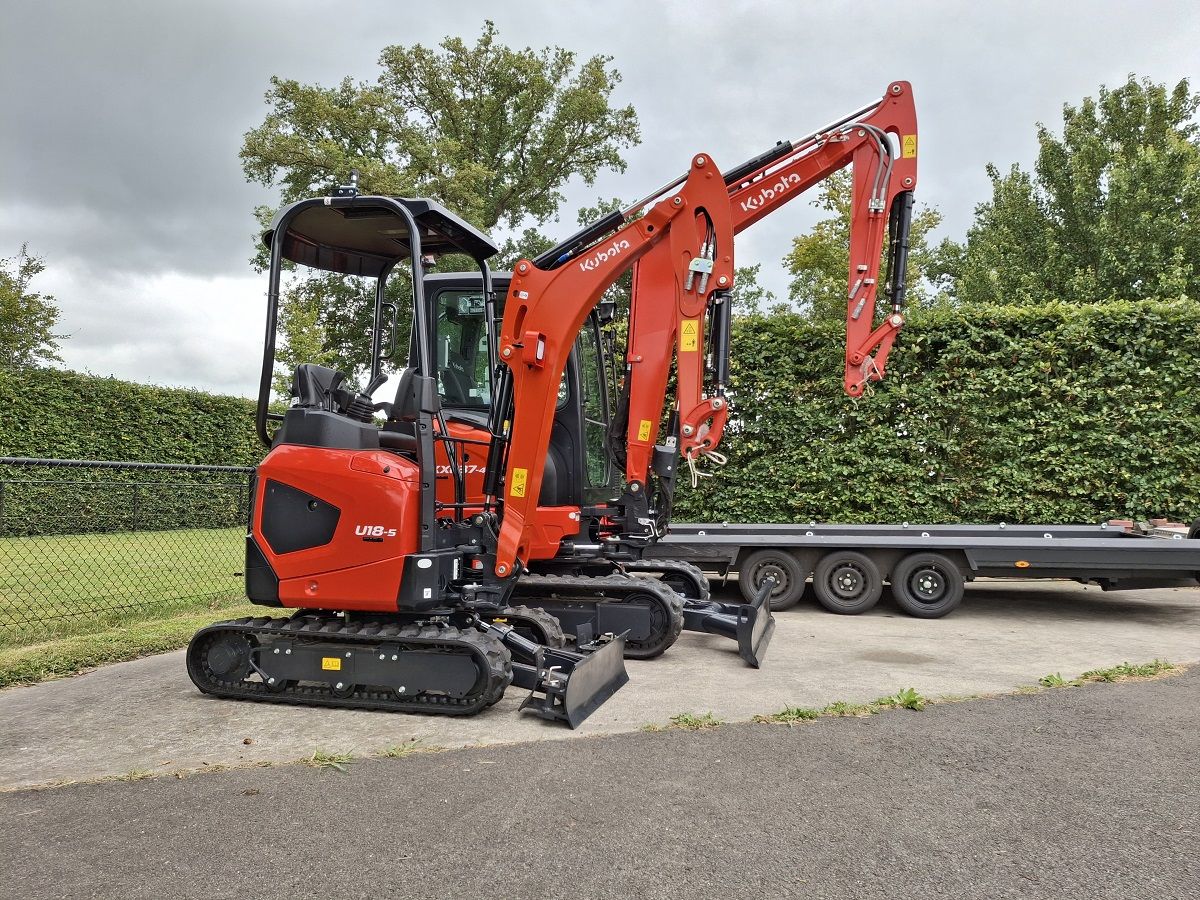Kubota U18-5 HI, minigraver, minikraan, BJ2026, Nieuw!