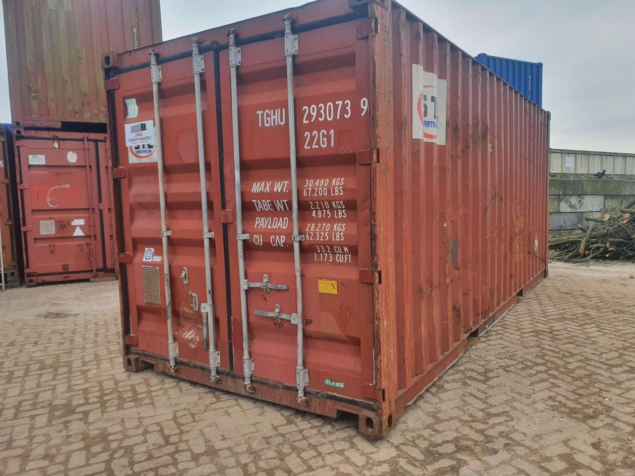 20ft opslagcontainer/ zeecontainer C-kwaliteit
