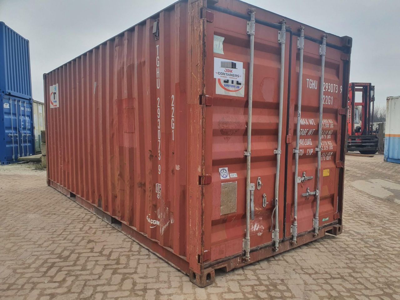 20ft opslagcontainer/ zeecontainer C-kwaliteit