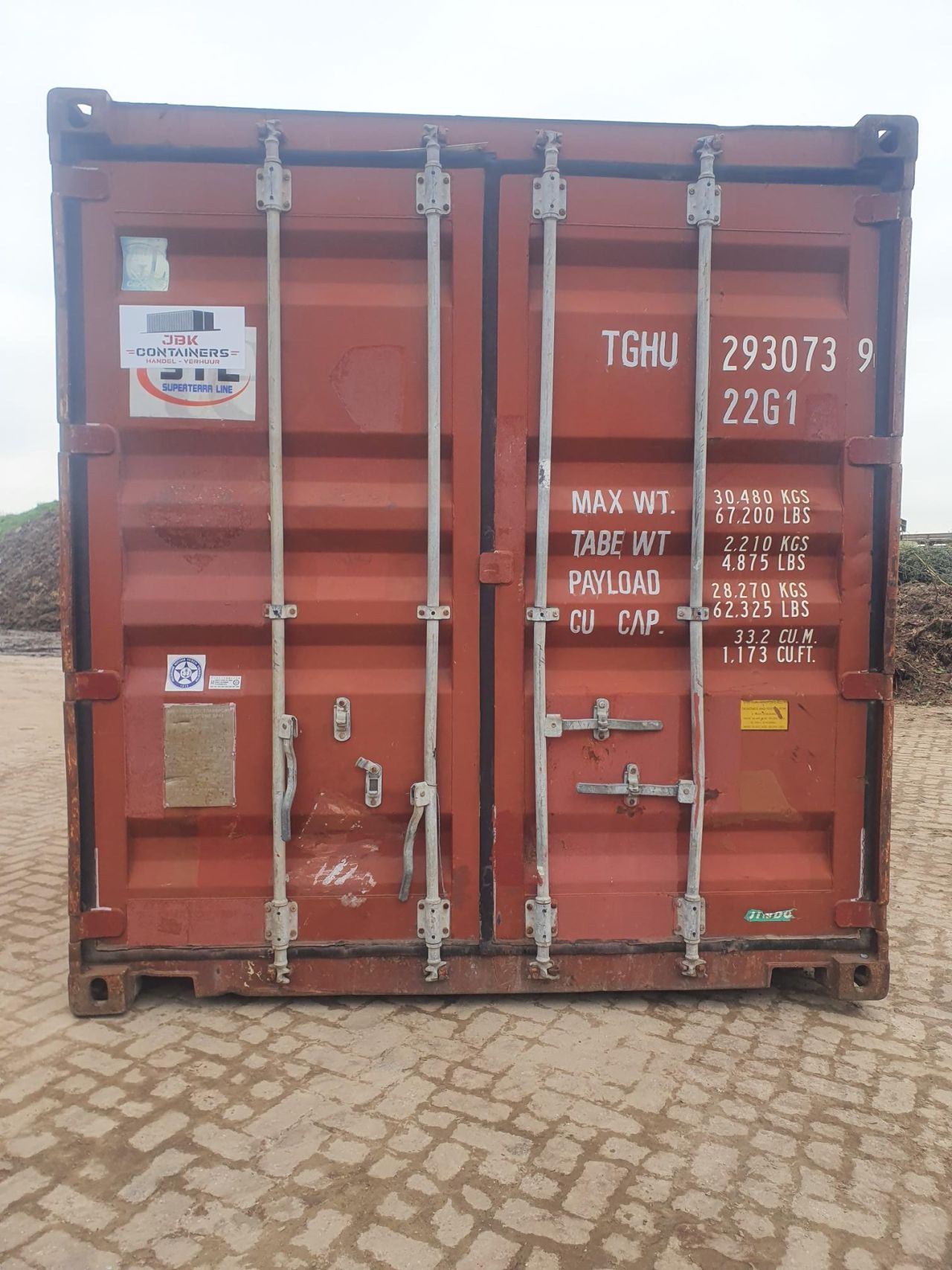 20ft opslagcontainer/ zeecontainer C-kwaliteit