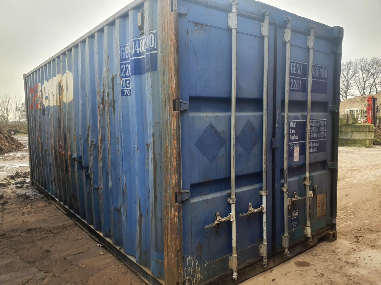 20ft opslagcontainer/ zeecontainer C-kwaliteit