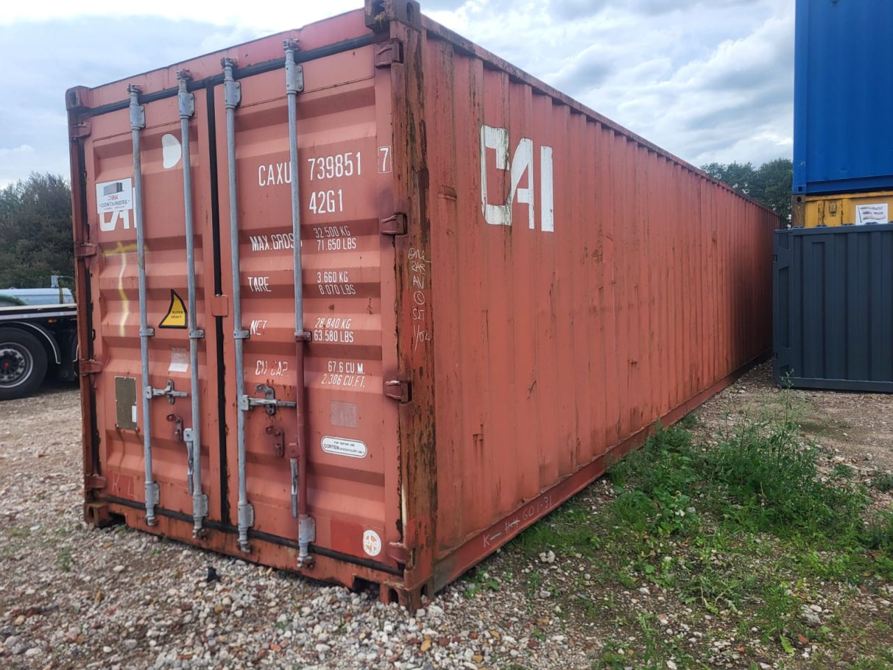 40ft / 12meter zeecontainer B-kwaliteit | opslag | CSC