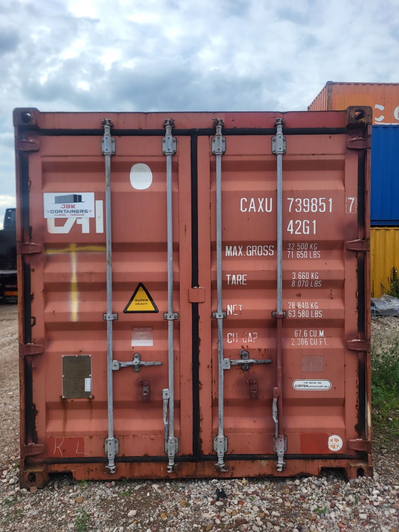 40ft / 12meter zeecontainer B-kwaliteit | opslag | CSC