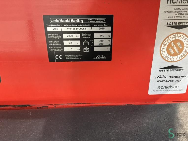 Hubwagen Elektrisch Linde T20R 2019
