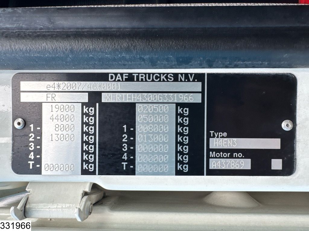 DAF XF 480 EURO 6d, ACC