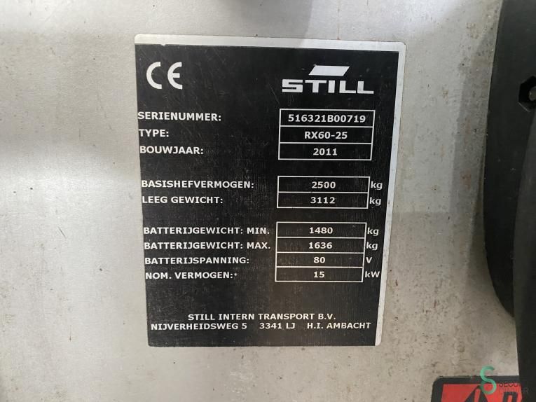 Gabelstapler Elektrisch Still RX60-25 2011