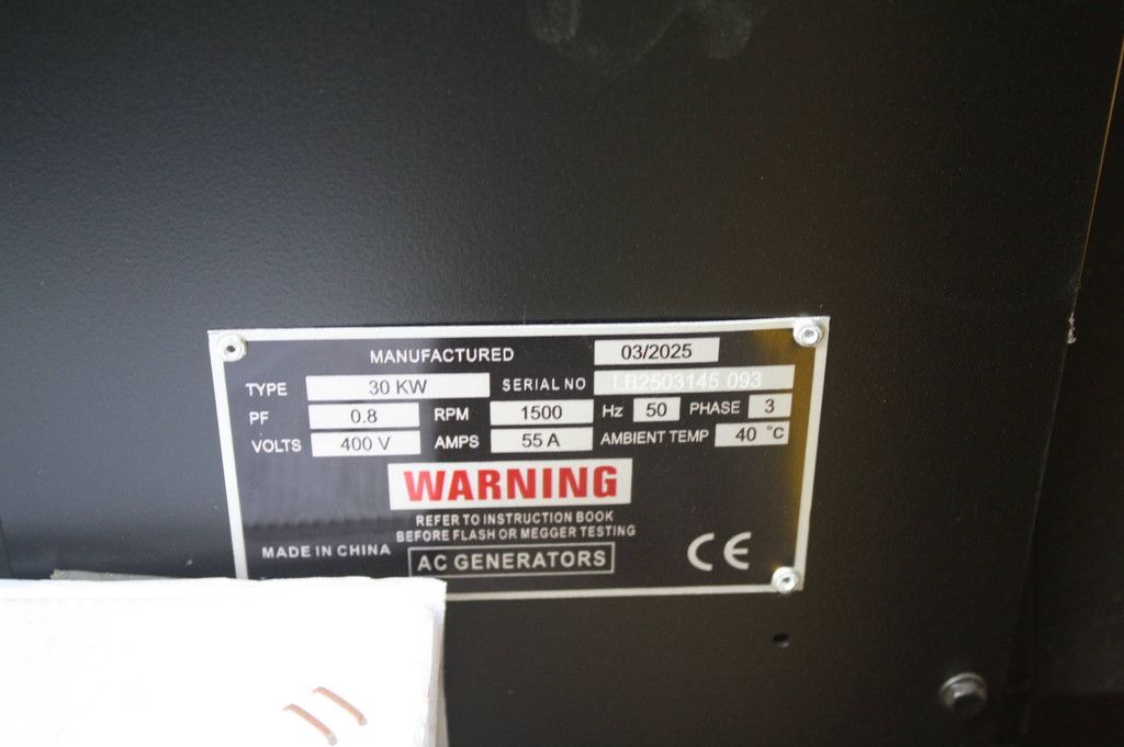 Generator Compal Power VG-R30 Diesel 37kVA 2025 Neu