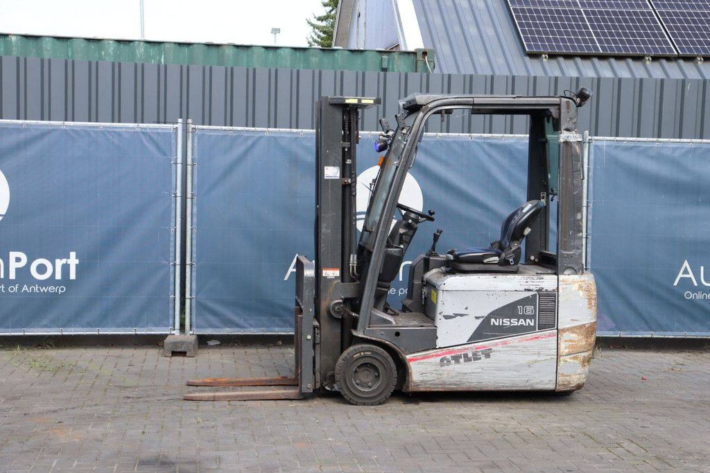 Nissan G1N1L16Q Elektro-Gabelstapler, 1600 kg, 4,75 m, Baujahr 2008