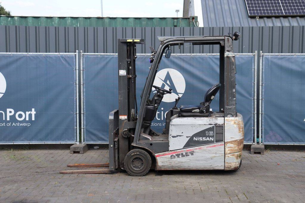 Nissan G1N1L16Q Elektro-Gabelstapler, 1600 kg, 4,75 m, Baujahr 2008