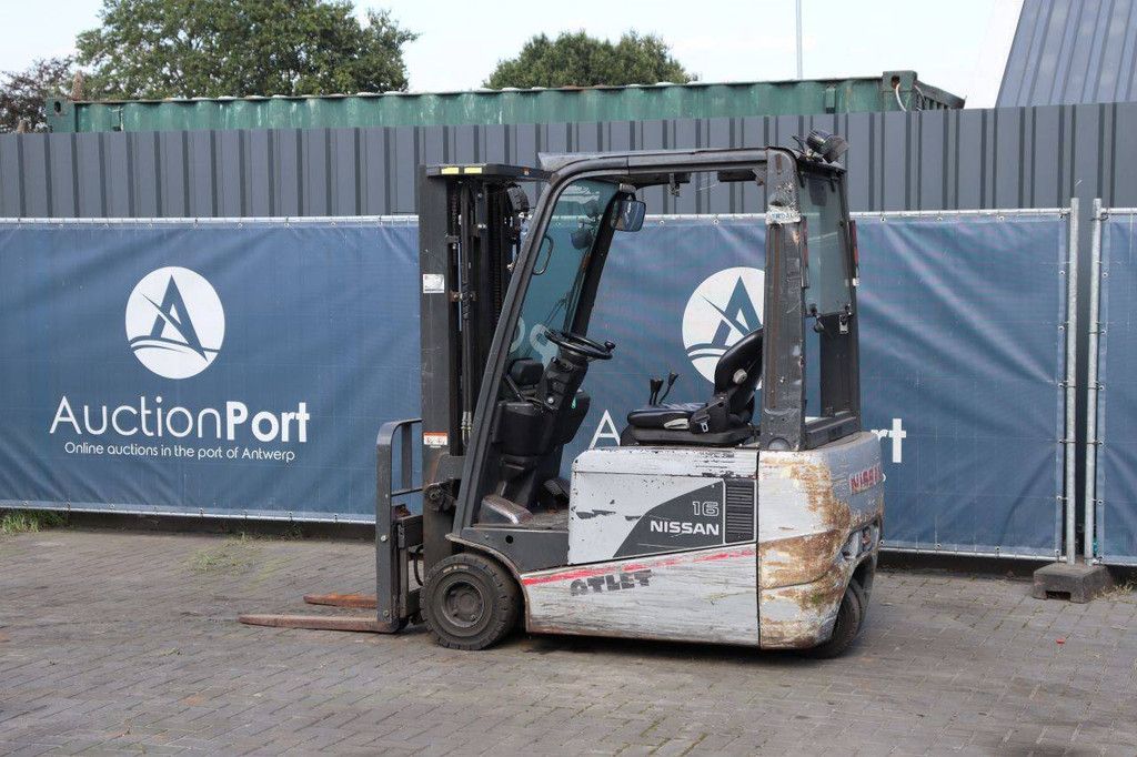 Nissan G1N1L16Q Elektro-Gabelstapler, 1600 kg, 4,75 m, Baujahr 2008