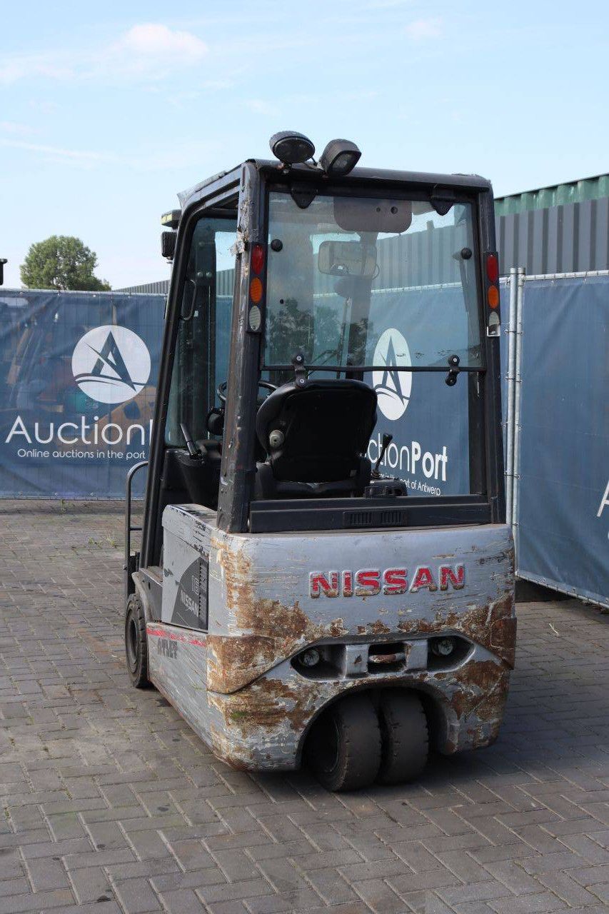 Nissan G1N1L16Q Elektro-Gabelstapler, 1600 kg, 4,75 m, Baujahr 2008